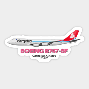 Boeing B747-8F - Cargolux Airlines Sticker